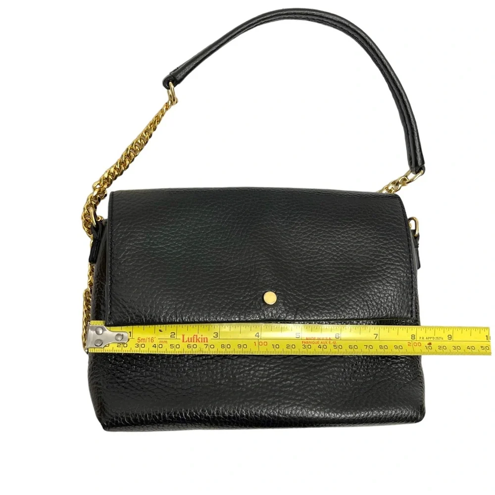 SOLD 🔴 Banana Republic leather shoulder bag Crossbody bag with gold chain - Picture 9 of 15